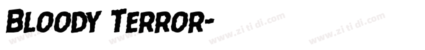 Bloody Terror字体转换